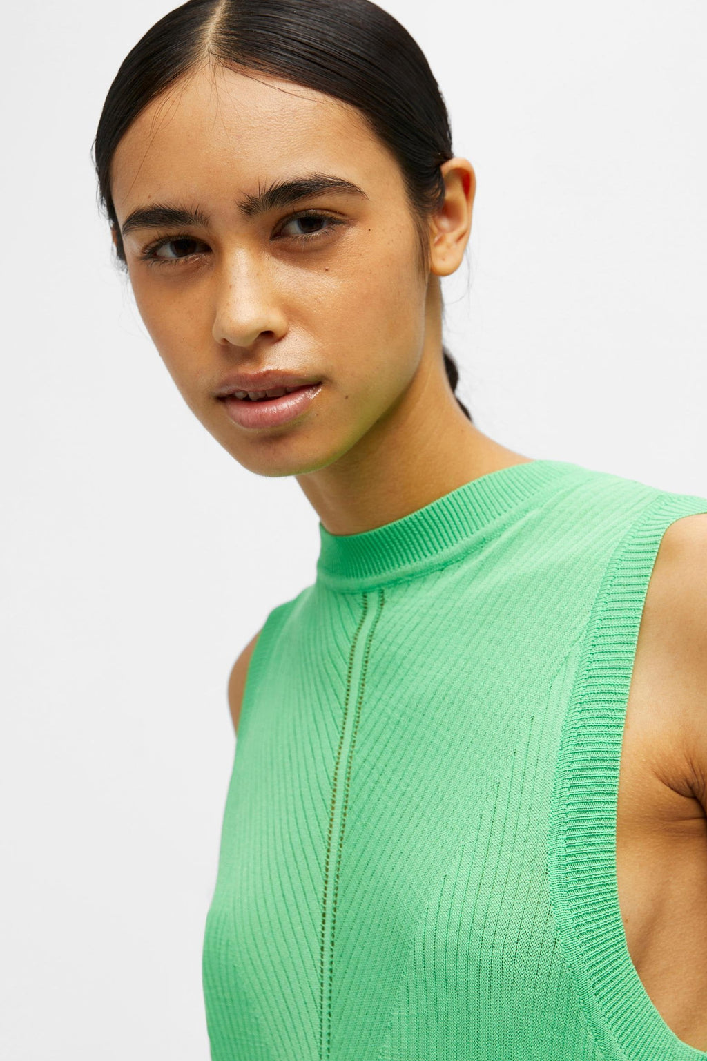 Bianka -Strick Kjole - Springbouquet