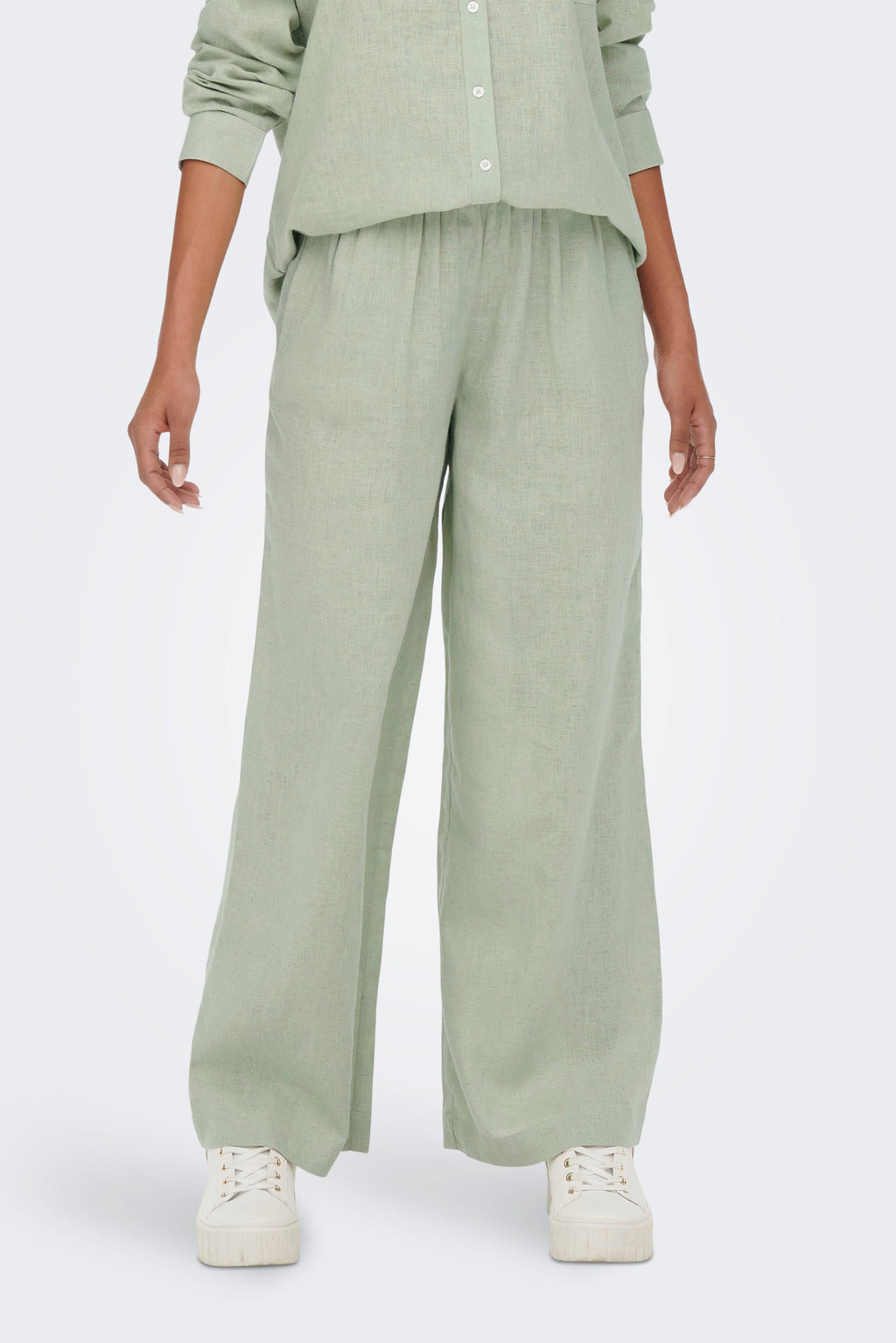 Tokyo Leinen Pants - Desert Sage