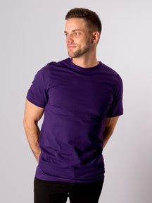 Bio -Basis -T -Shirt - lila