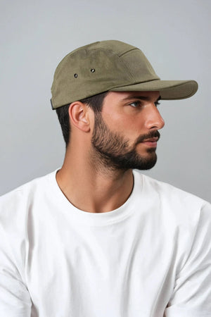 5-Panel-Kappe – Oliv