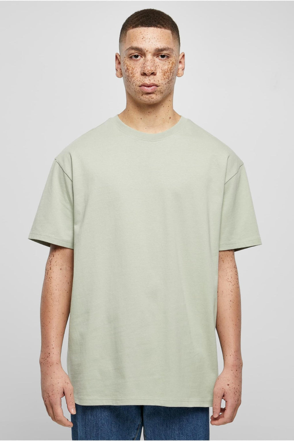 Schwer Oversized T -Shirt - weiche Salvia