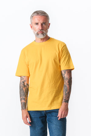 Oversized T -Shirt - Gelb