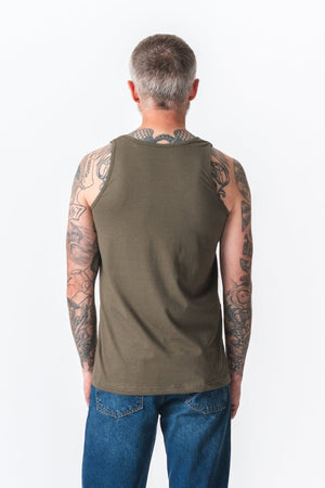 Basic Tanktop - Armeegrün