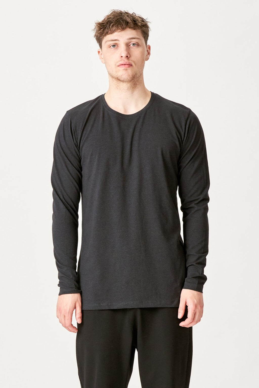 Langarm Muscle T -Shirt - Dunkelgrau