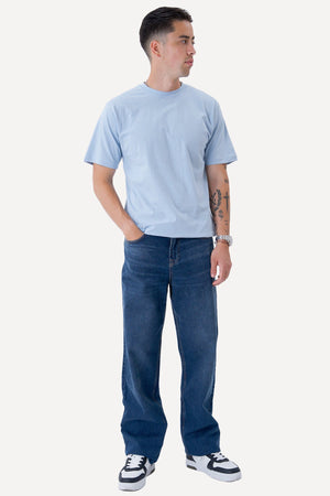 Oversized T -Shirt - Himmelblau
