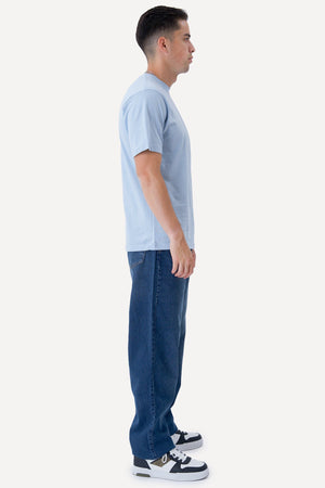Oversized T -Shirt - Himmelblau