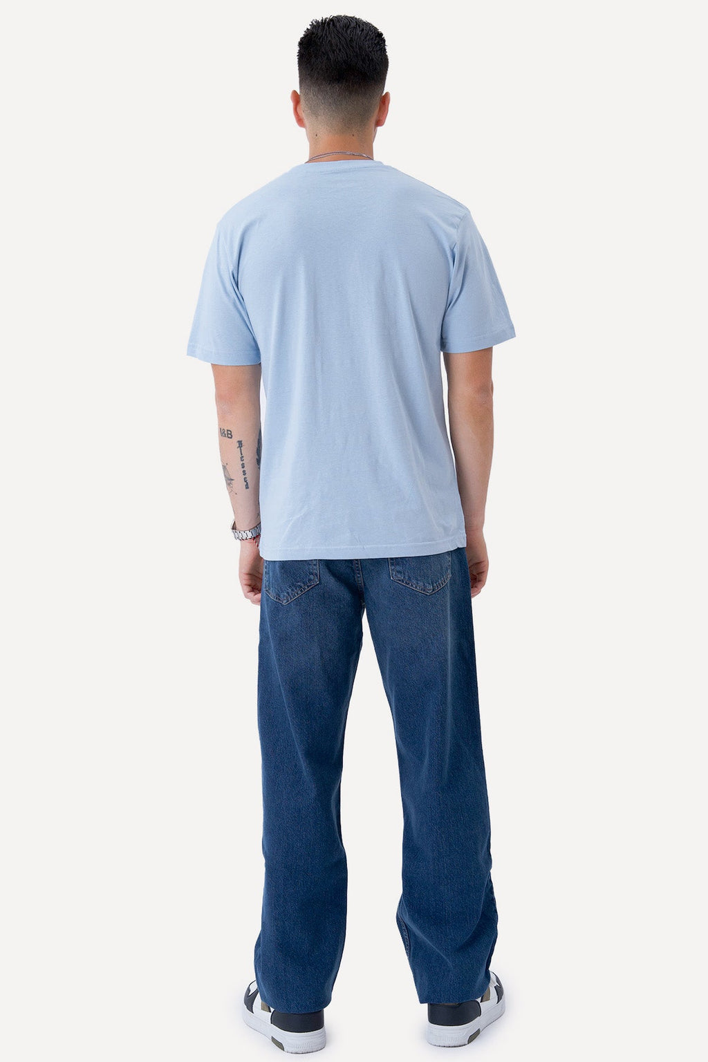 Oversized T -Shirt - Himmelblau