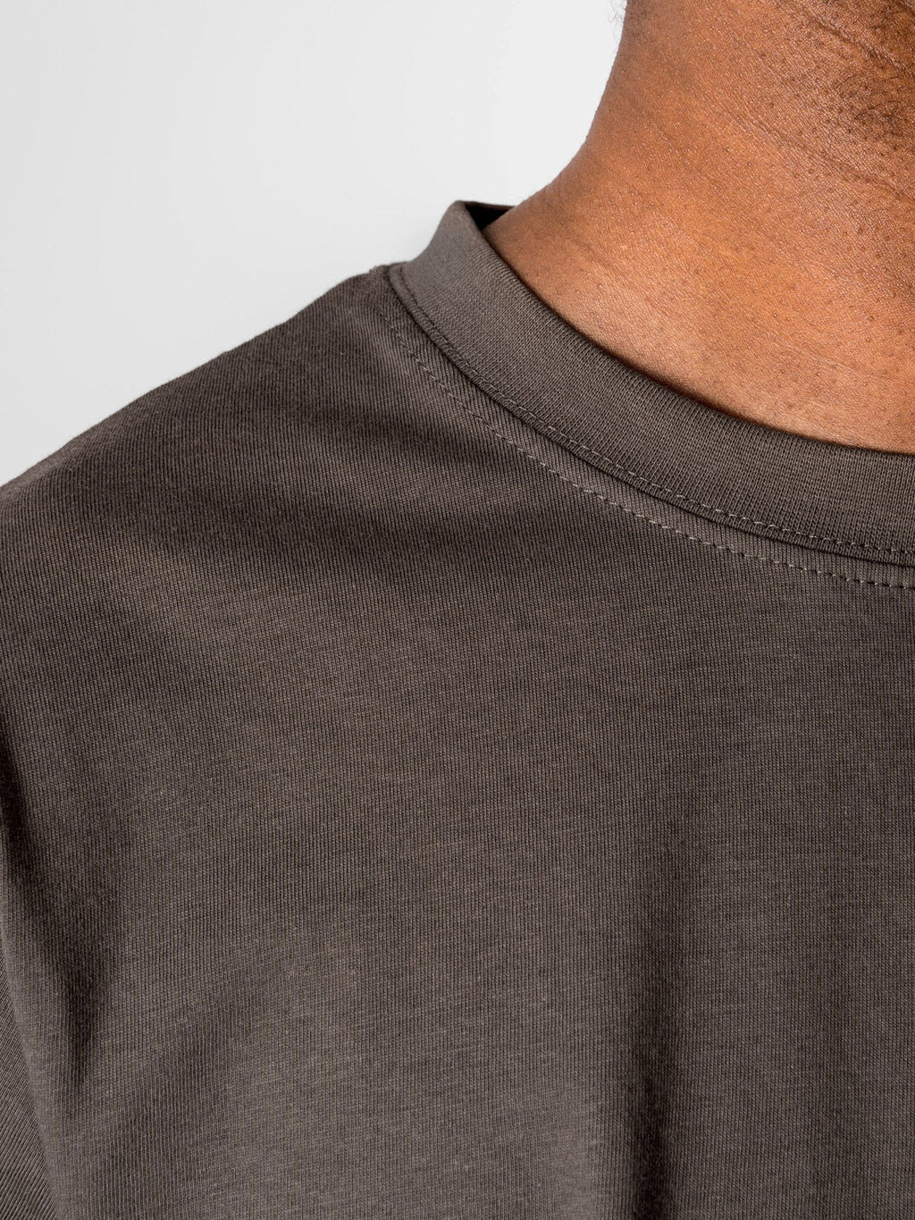 Oversized T -Shirt - Stahlgrau