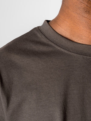 Oversized T -Shirt - Stahlgrau