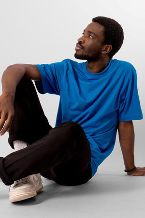 Oversized T -Shirt - Türkisblau