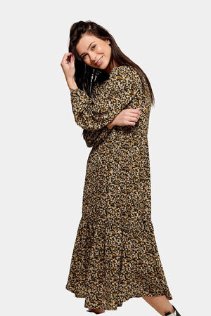 Pals Blumenkleid - schwarz blühend