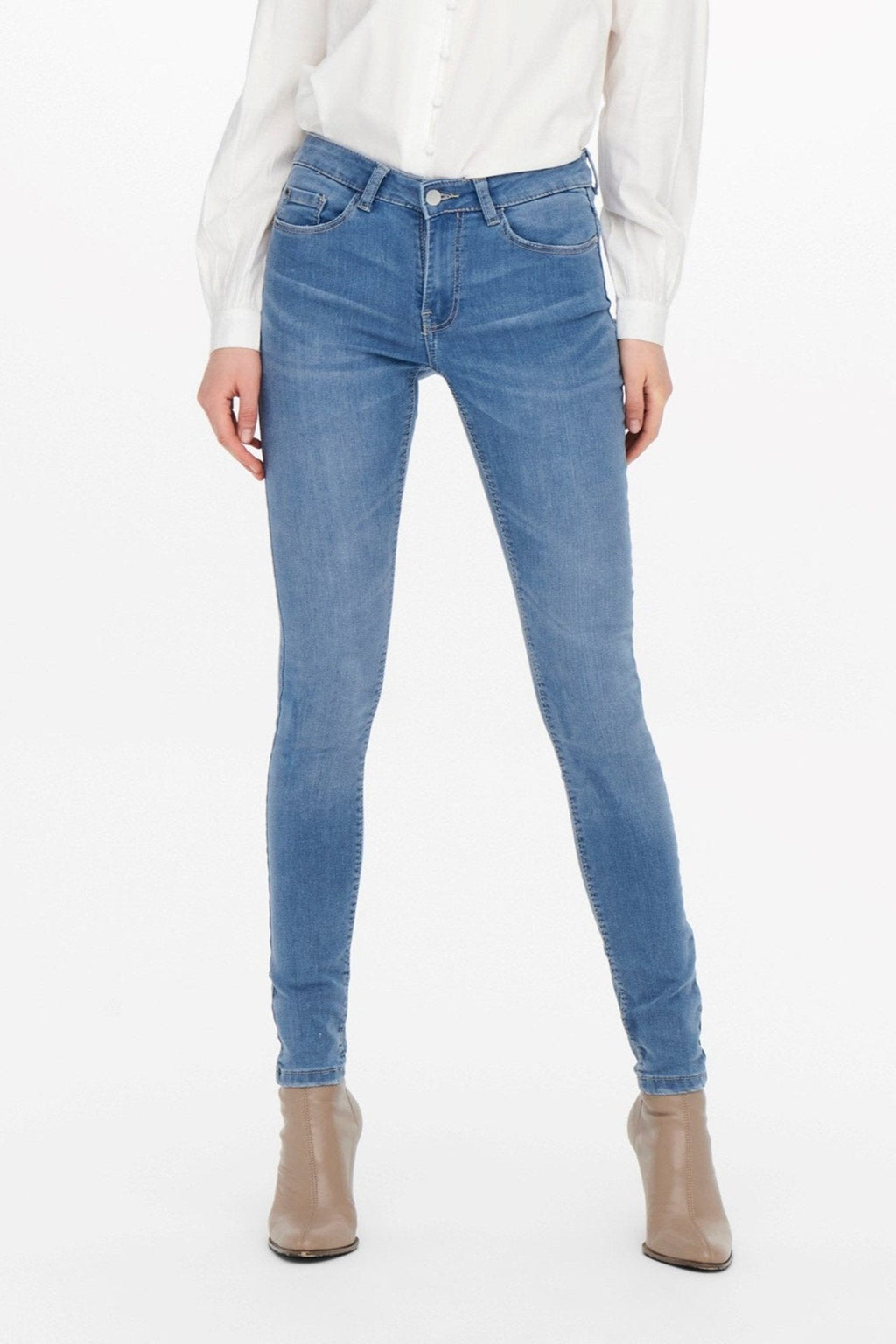 Performance Jeans - hellblau (mittlere Taille)