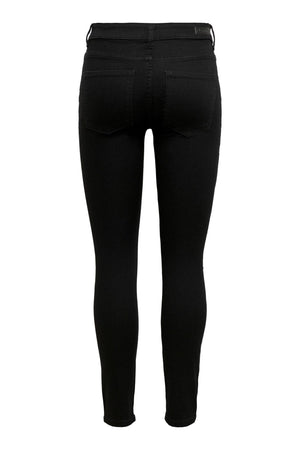 Performance Jeans - Schwarz (Mid -T -T -Taist)