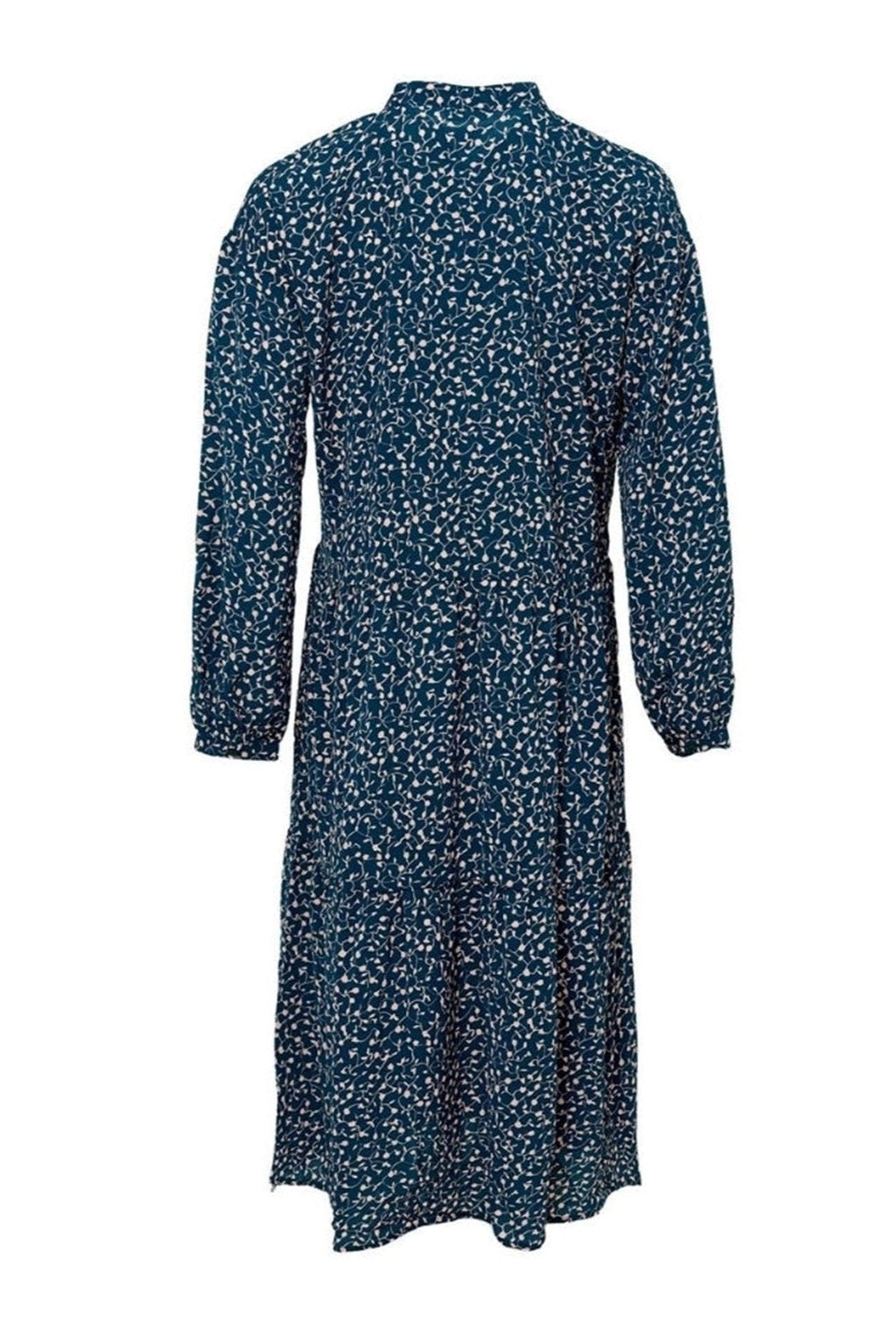 Sara Langarmed Kleid - grün