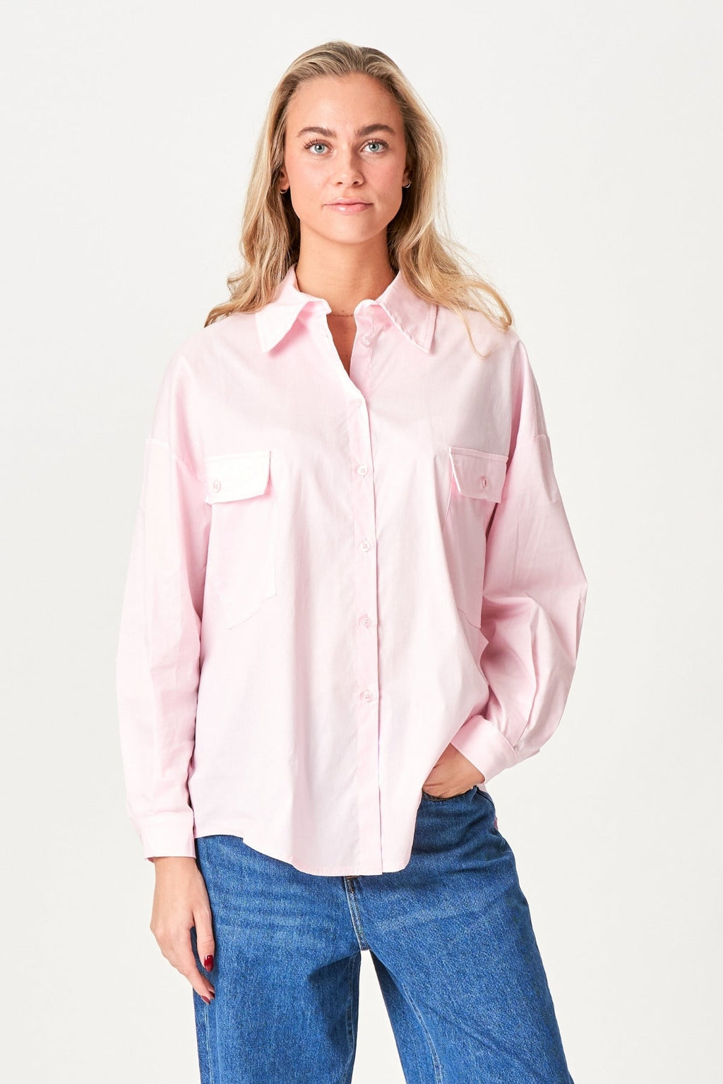 Clara Oversized Hemd - Rose