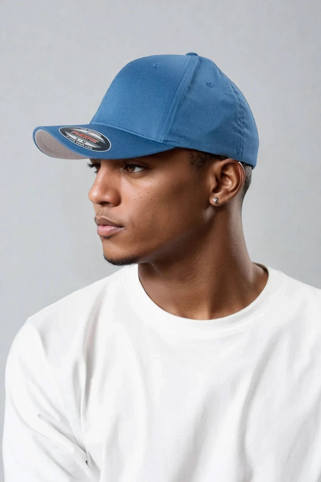 Flexfit Wollkämmert - Schieferblau