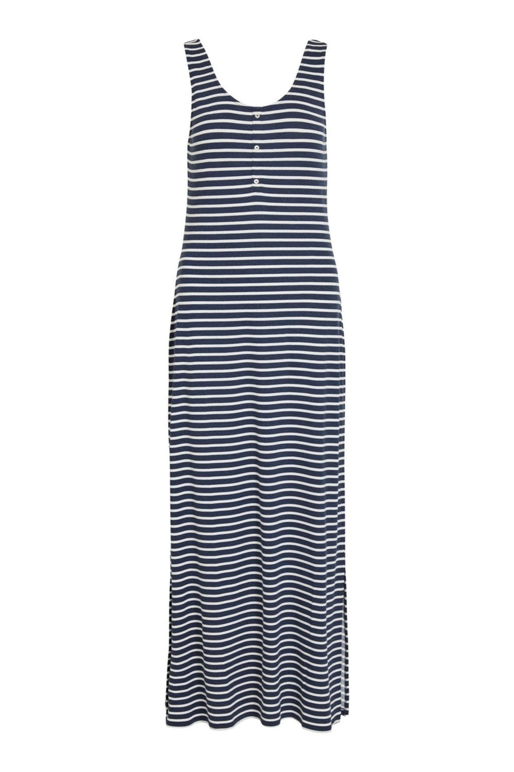 Dell Maxi Kleid - Marine Blazer/Schneewittchen