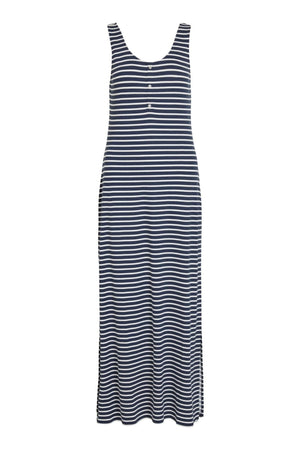 Dell Maxi Kleid - Marine Blazer/Schneewittchen