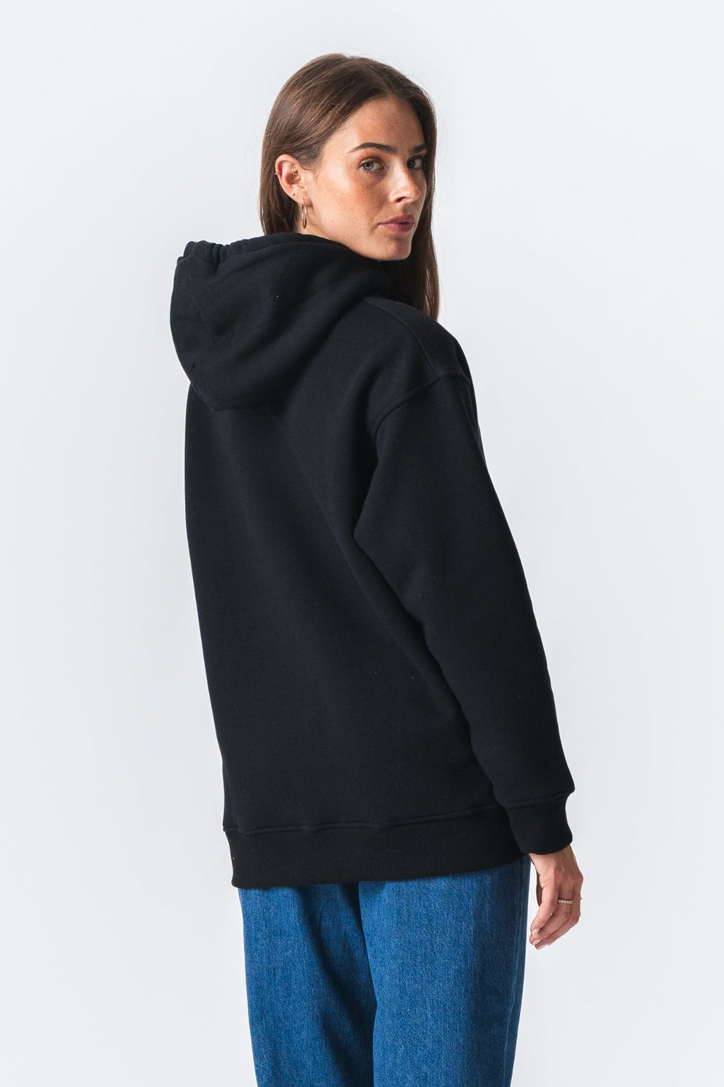 Stella Oversized Hoodie - Schwarz