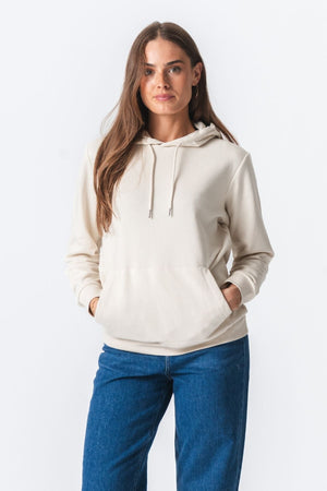 Basic Hoodie -Schweiß - leichtes Beige