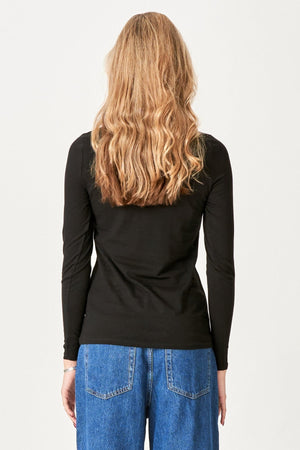 Rollkragenpullover - Schwarz