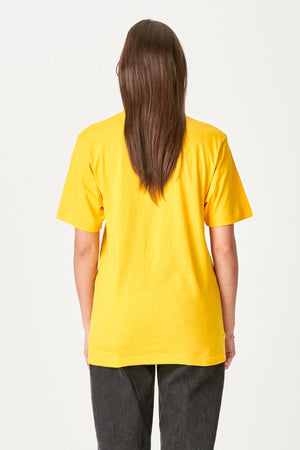 Oversized T -Shirt - Gelb