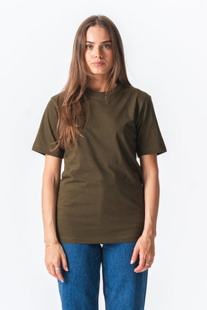 Oversized T -Shirt - Olive (Dame)