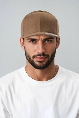 Klassischer Snapback - Tan