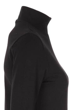 Rollkragenpullover - Schwarz