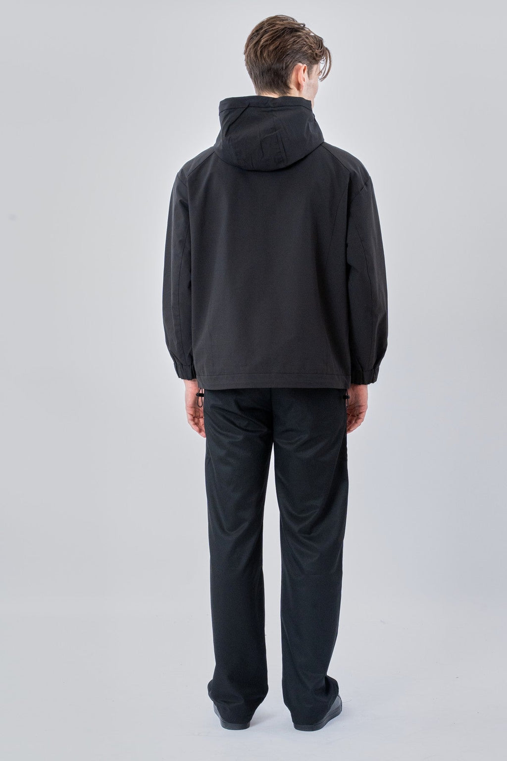 Asher kurze Jacke - Schwarz