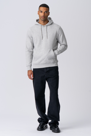 Sweatshirt Hoodie - Asche grau