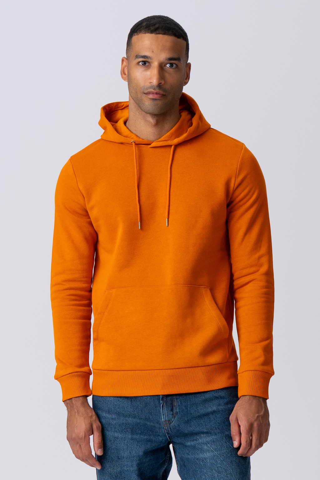 Basic Hoodie -Schweiß - Orange
