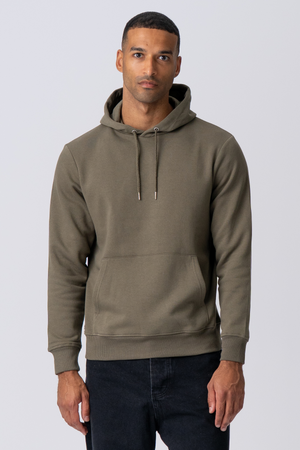 Sweatshirt Hoodie - Armeegrün
