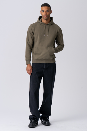 Sweatshirt Hoodie - Armeegrün