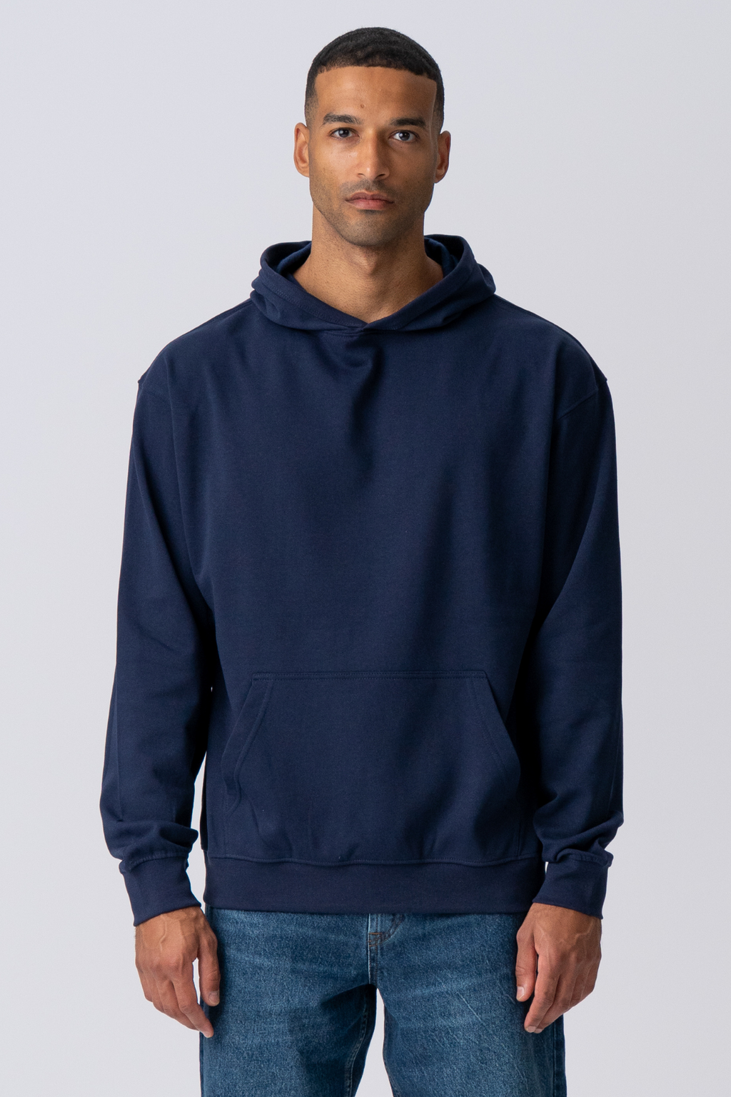 Hoodie ohne Kordelmine - Marine