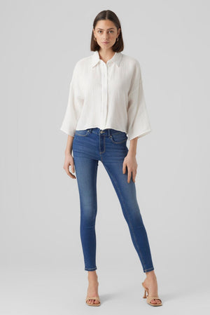 Natali Crop Shirt - Schneewittchen