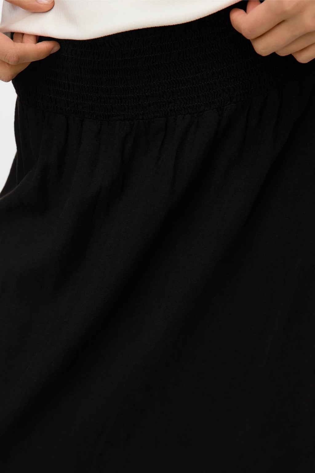 Linn Smock Anklrock - schwarz