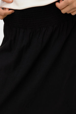 Linn Smock Anklrock - schwarz