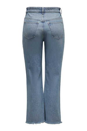Zikka Farbblock Pants - mittelblauer Denim