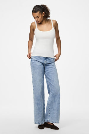 Mai Riemen oben - hellweiß