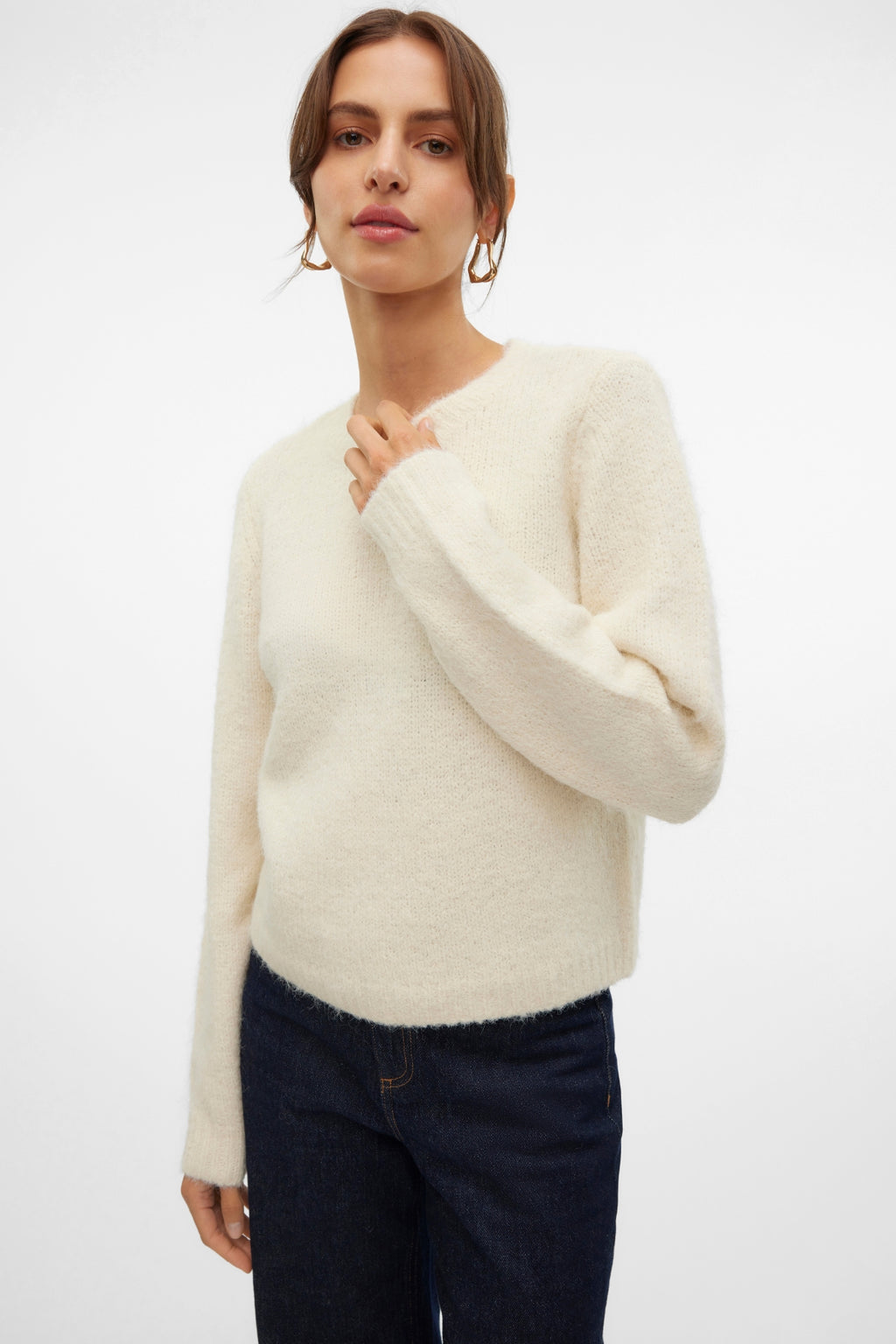 Novah O-Neck Pullover – Birke