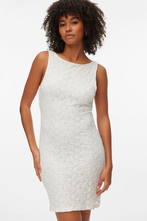Kurzes Dolly-Kleid mit U-Boot-Ausschnitt – Schneewittchen