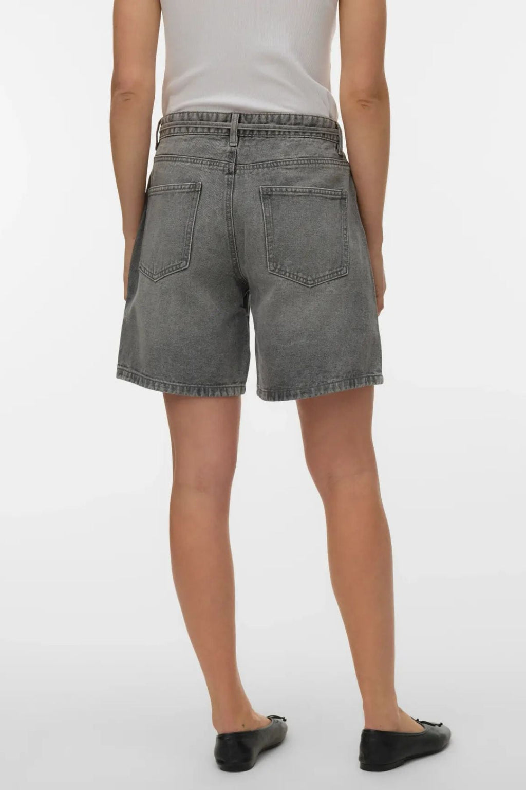 Wiengürtel Shorts Mix - Hellgrauer Denim
