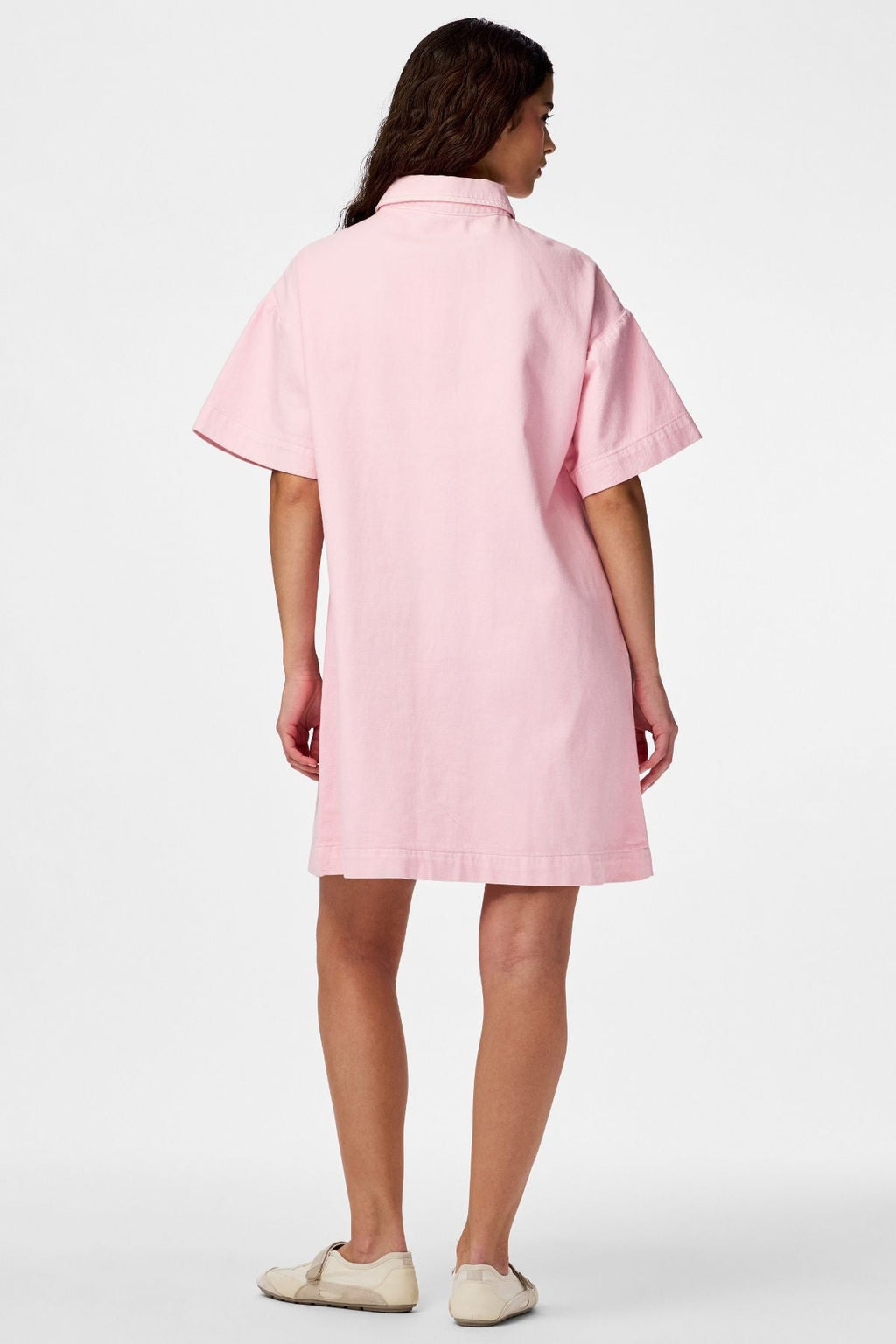 Sky A-Shape Jeanskleid – Rosa Löffler