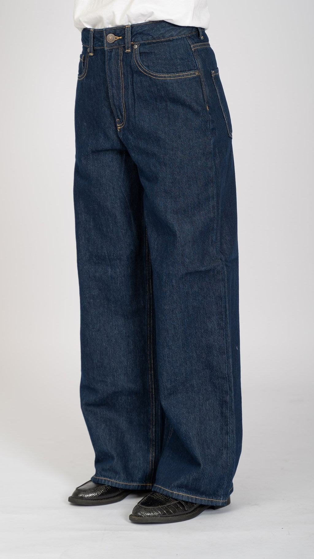 The Original Performance Breite Jeans - dunkelblauer Denim