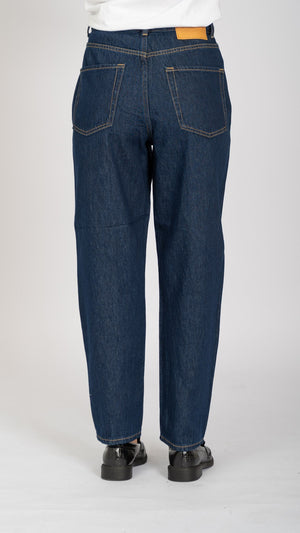 The Original Performance Mom Jeans - Dunkelblauer Denim