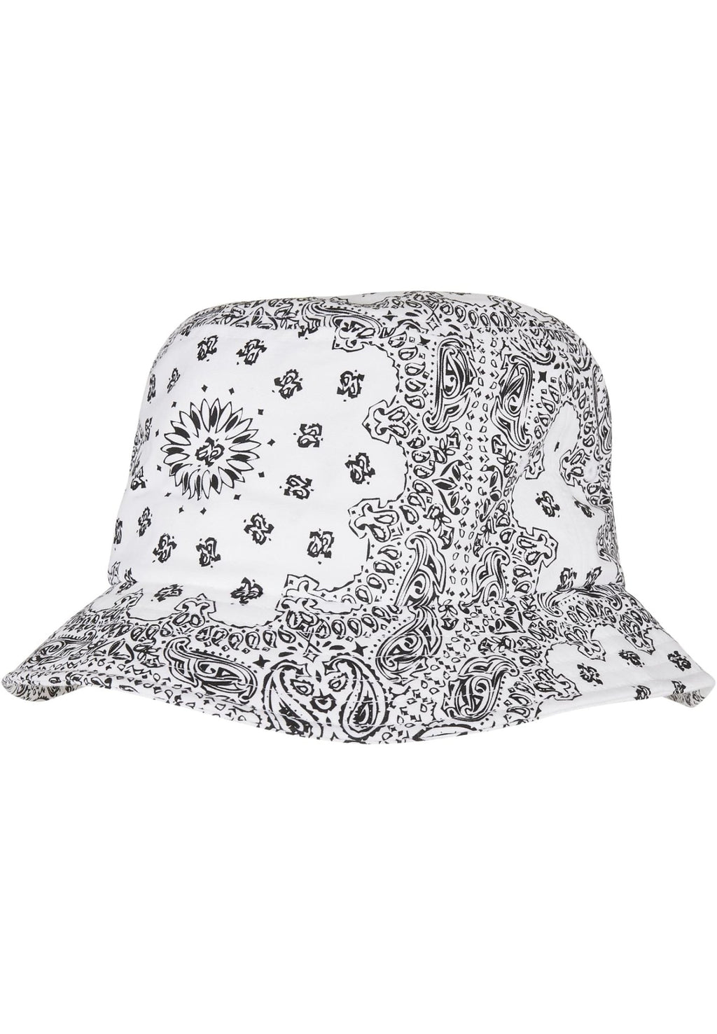 Bandana Print Bucket Hat - Weiß