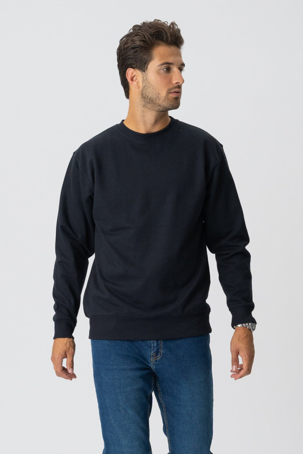 Basic Crewneck - Schwarz