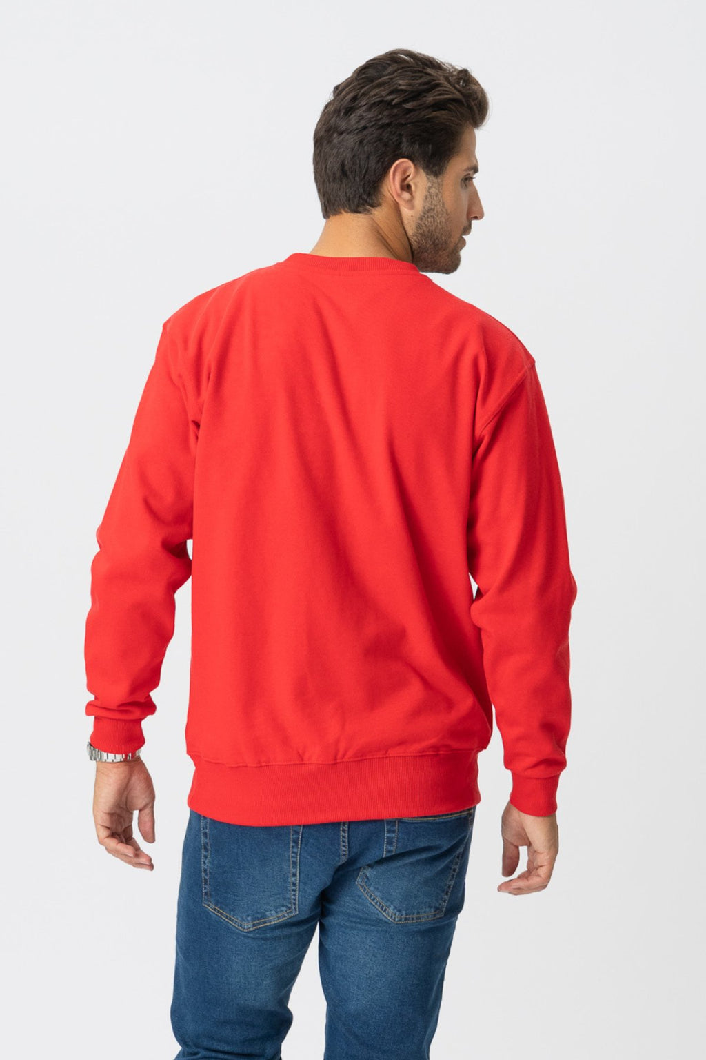 Basic Crewneck - Dänemarks Rot