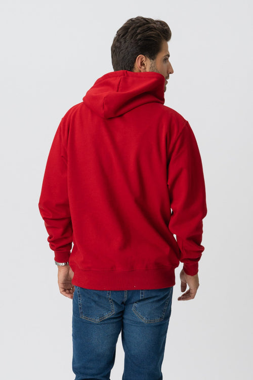 Basic Hoodie - Red - TeeShoppen Group™